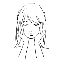 นวดให้ทั่วกันทั้งใบหน้า